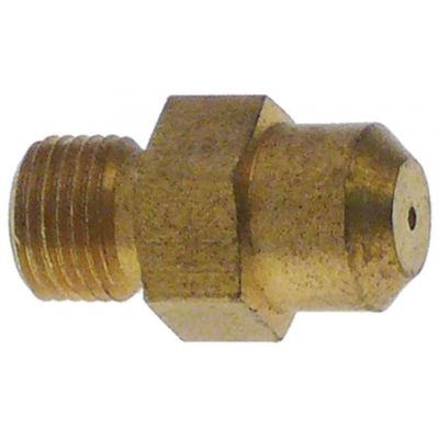 gas injector 1/8" WS 13 bore ø 1,4mm