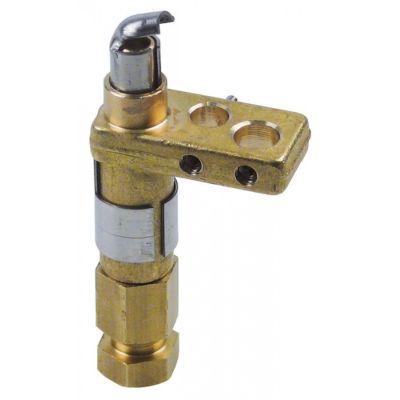 pilot burner 1 flame LPG nozzle ø 0,22mm gas connection 6mm