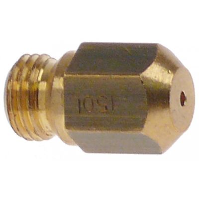 Duza gaz M9x1, orificiu ø 1,5mm, hexagon 10