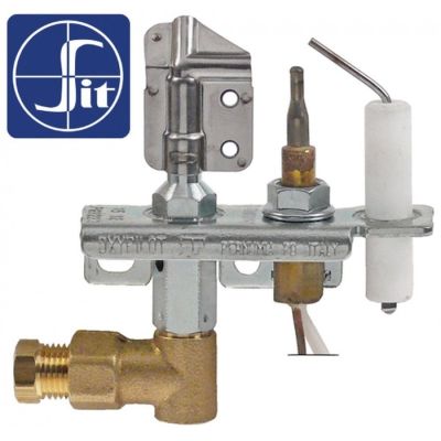 pilot burner SIT type Oxipilot 9000 series 2 flames LPG nozzle type no. 22 nozzle ø 0,22mm