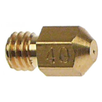 pilot burner nozzle natural gas bore ø 0,4mm code 40 7/32" (28G) WS 6 Qty 1 pcs