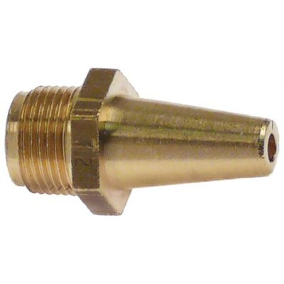 gas injector bore ø 3,2mm natural gas WS 15 L 30mm