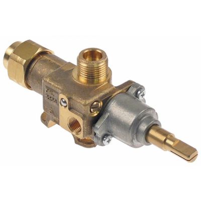 Robinet de gaz COPRECI tip CAL-3200, ø teava 21 mm, duza bypass ø 1 mm - 109185