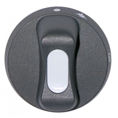 Buton robinet de gaz Silko ø 65 mm, ax ø 10x8 mm, tesitura jos - 110035