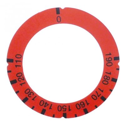 Disc autoadeziv cu simboluri temperatura 110-190°C - 110072