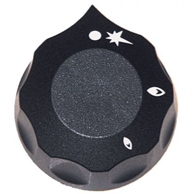 knob symbol gas tap with ignition flame ø 60mm - Code 110108