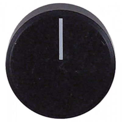 knob potentiometer ø 18,5 mm shaft ø 6 mm black - 110162