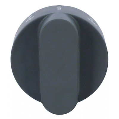 knob thermostat t.max. 250°C temperature range 50-250°C ø 55mm shaft ø 6x4,6mm