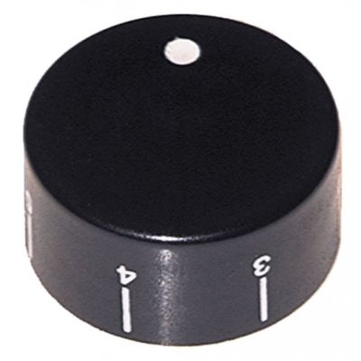 Buton pentru comutator cu 7 pozitii, ø 40 mm, ax ø 6x4,6 mm, tesitura ax stanga - 110320