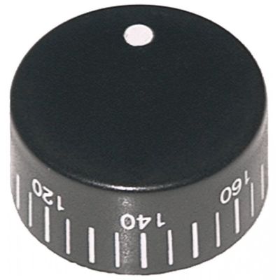 Buton termostat, t.max. 180 °C, ø 40 mm, ax ø 6x4,6 mm - 110322