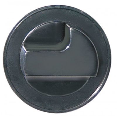 knob none ø 65mm shaft ø 6x4,6mm shaft flat bottom black
