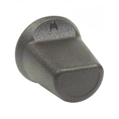 knob switch zero mark ø 40mm shaft ø 6x4,6mm shaft flat upper black
