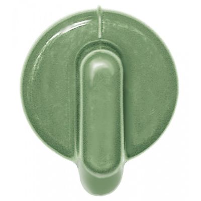 knob switch zero mark ø 50mm shaft ø 6x4,6mm shaft flat right green