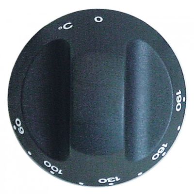 Buton termostat, 60-190 °C, ø 67 mm, ax. ø 6x4,6 mm, Mareno - 110410