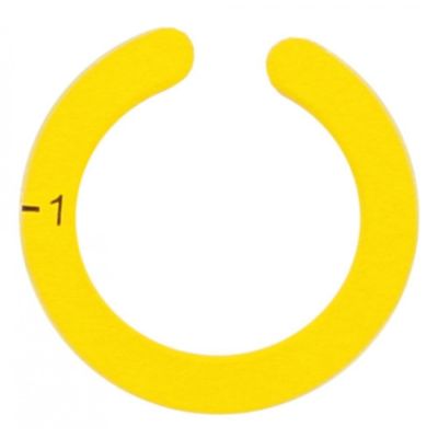 knob dial plate switch 0-1 yellow