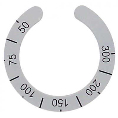 knob dial plate thermostat t.max. 300°C 50-300°C