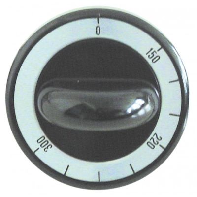 Buton termostat t.max. 300 °C, ø 62 mm, ax ø 8x6,5 mm - 110683