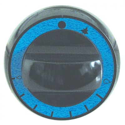 knob gas thermostat ø 72mm shaft ø 8x6,5mm shaft flat upper black