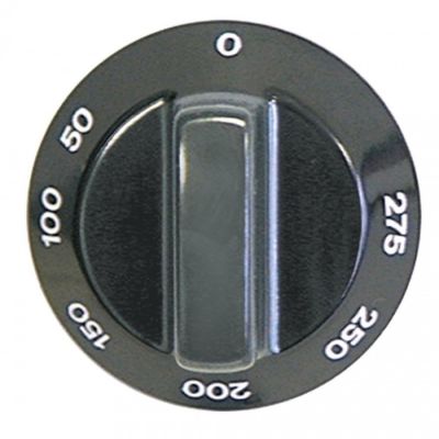 Buton termostat 50-275°C, ø 59 mm, ax ø 6x4,6 mm, pentru reglaj temperatura - 110707