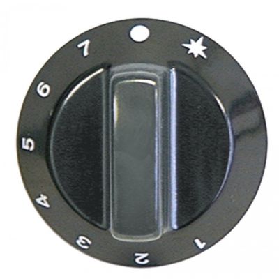 Buton gaz cu gradatii 1-7, ø 6 0mm, ø ax 8x6,5 mm - 110714