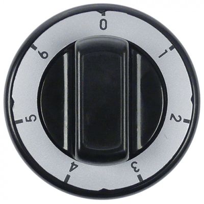 Buton cu 7 pozitii, ø 70 mm ax. ø 6x4,6 mm, tesit sus - 110817