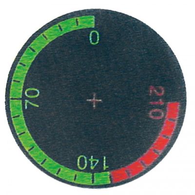 knob dial plate thermostat t.max. 210°C