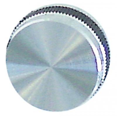 knob potentiometer ø 23mm shaft ø 6mm silver