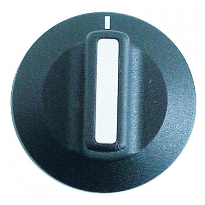 Buton cu simbol ø 42 mm, ax ø 6x4,6 mm, tesitura sus - 110932