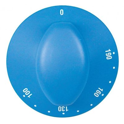 knob thermostat t.max. 190°C temperature range 100-190°C ø 70mm shaft ø 6x4,6mm