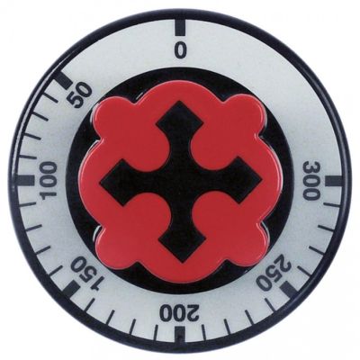 knob thermostat t.max. 300°C ø 70mm shaft ø 6x4,6mm shaft flat upper black