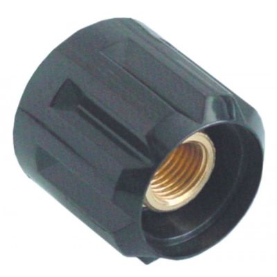 knob ø 51mm shaft ø lead: 1mm black - Code 111013