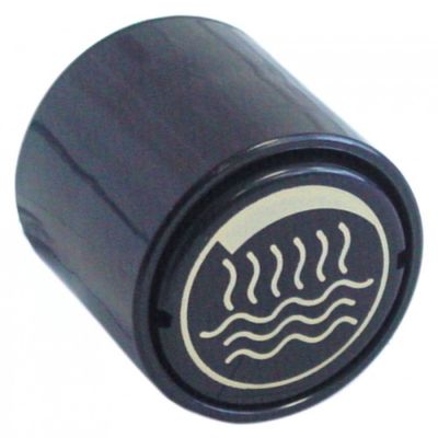 Buton cu simbol apa ø 46mm, ax ø 8x6,5mm - 111058