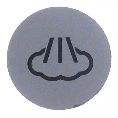 Disc autoadeziv cu simbol abur ø 15 mm - 111113