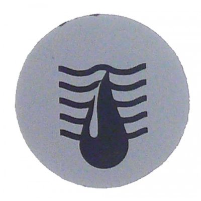 Disc autoadeziv cu simbol apa ø 15 mm - 111114