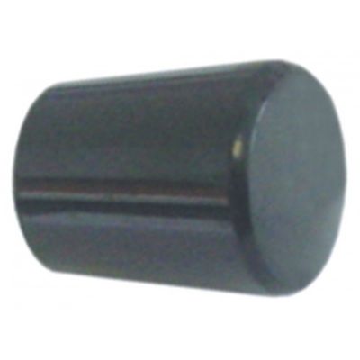 cone handle M6 ø 20 mm L 26 mm plastic black - 111145