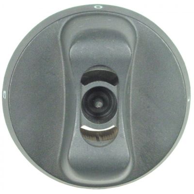 knob switch 4-position ø 65mm shaft ø 6x4,6mm shaft flat bottom black