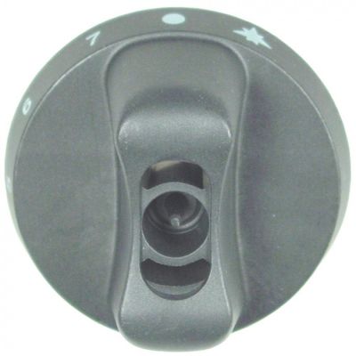 knob gas thermostat 1-7 ø 65mm shaft ø 10x8mm shaft flat upper