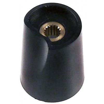 turning handle without dial plate black - 111222