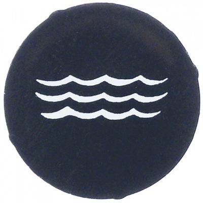 Capac buton, cu simbol apa, diam. ø 21 mm - 111234