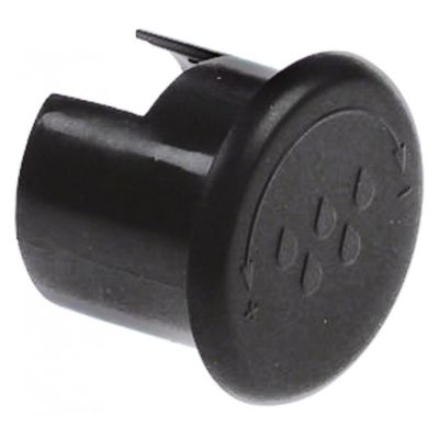 symbol water ø 28mm L 27mm black