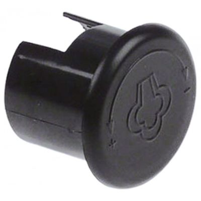 symbol steam ø 28mm L 27mm black