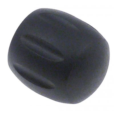 turning handle ø 44,3mm shaft ø 9,5mm black
