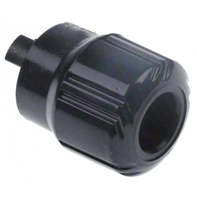 knob ø 47 mm shaft ø 8,2 mm black - 111291