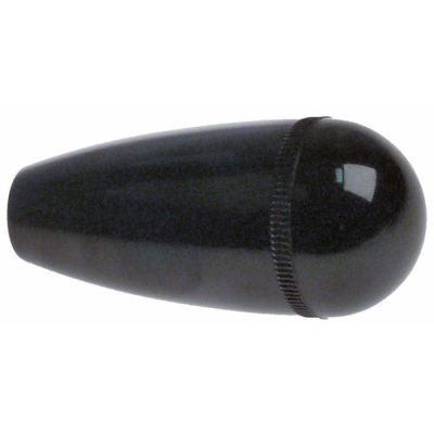 cone handle M8 ø 30mm L 66mm thermoplastic black