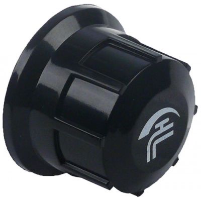 knob water ø 54mm black