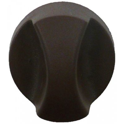 knob ø 43,5mm shaft ø 6,5mm brown L 32mm