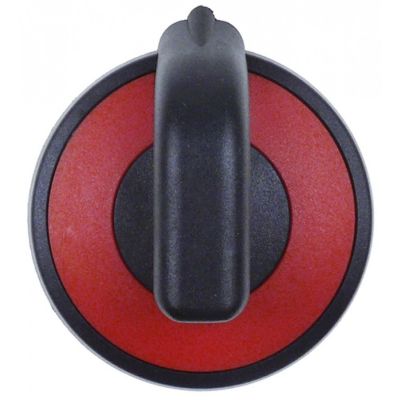 knob zero mark ø 71,5mm shaft ø 6x4,6mm shaft flat upper red/black