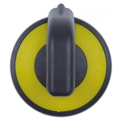 knob zero mark ø 71,5mm shaft ø 8x6,5mm shaft flat upper yellow/black