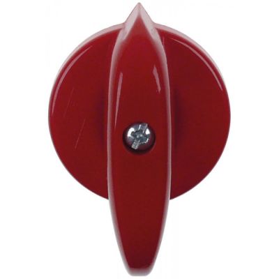 knob switch zero mark ø 34/60mm shaft ø 5x5mm red H 22mm L 50mm