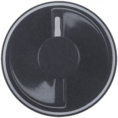 knob zero mark ø 40mm shaft ø 6x4,6mm shaft flat right anthracite